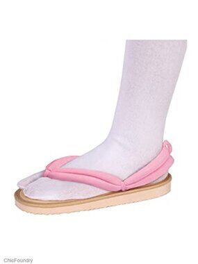 Anime Cosplay Clog Shoes with Socks Cosplay Costume Slippers